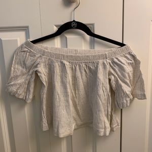 Off the shoulder top